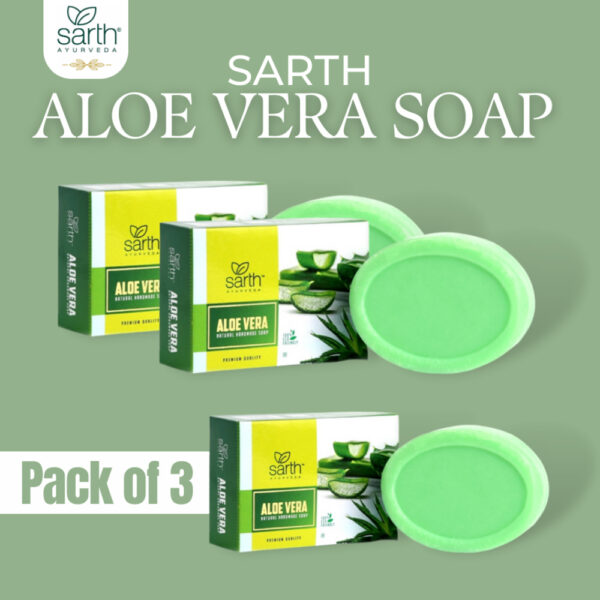 Aloe Vera Soap 100 GM - Image 3