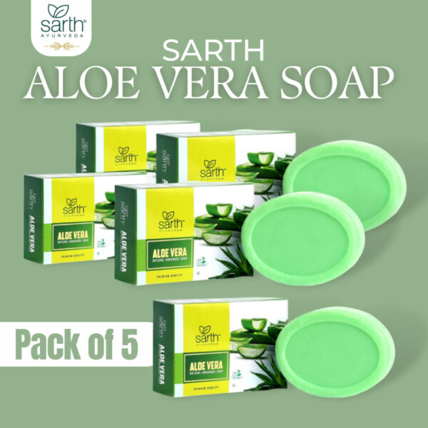 Aloe Vera Soap 100 GM - Image 4