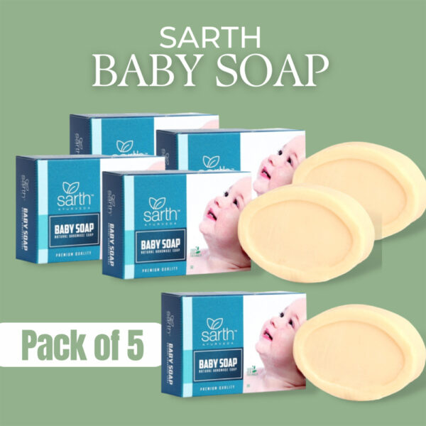 Sarth Baby Soap 100 GM - Image 4