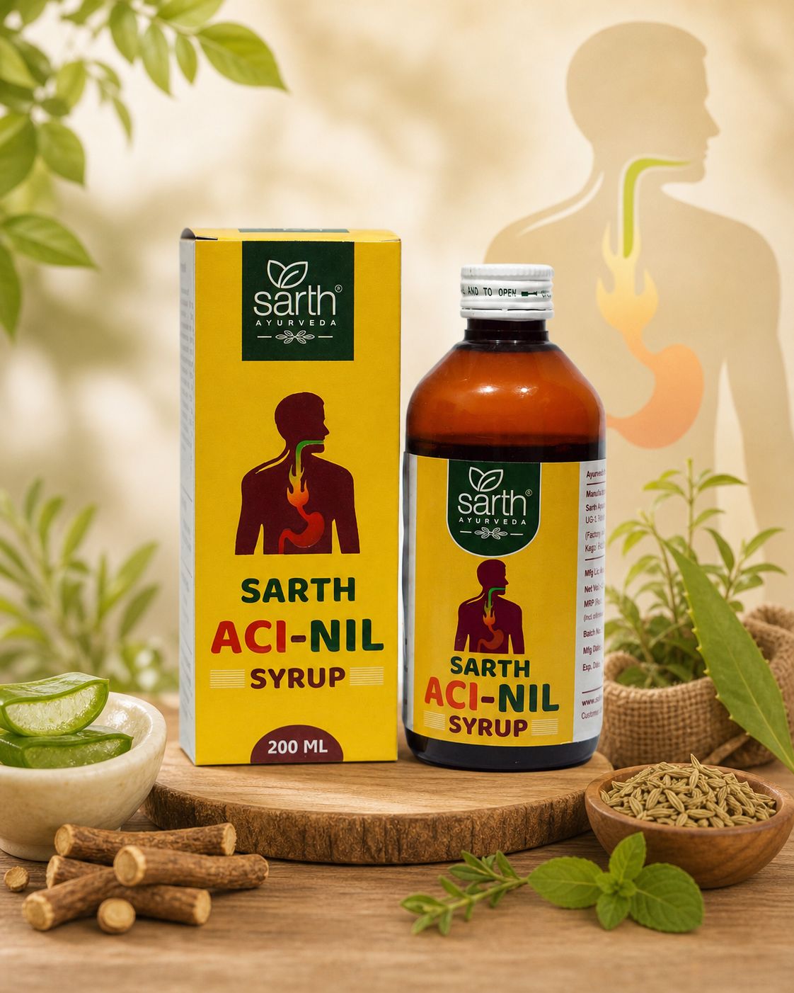 Sarth Aci-Nil Syrup 200 ML