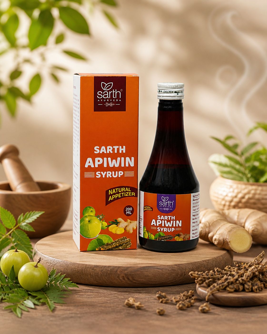 Sarth Api-Win Syrup 200 ML